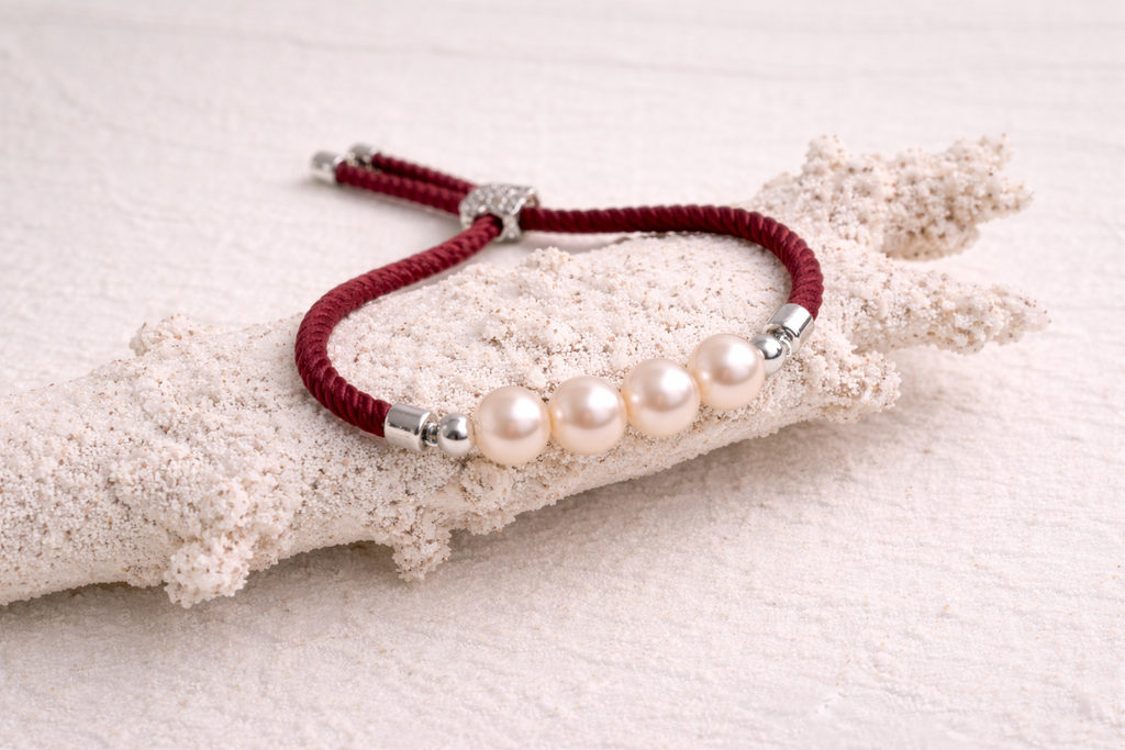 Pulsera Burdeos